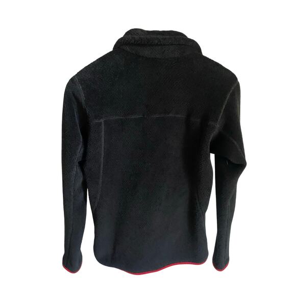 Patagonia Women's Size Small Re-Tool Snap-T Fleece Pullover Black Sweatshirt - Picture 2 of 4